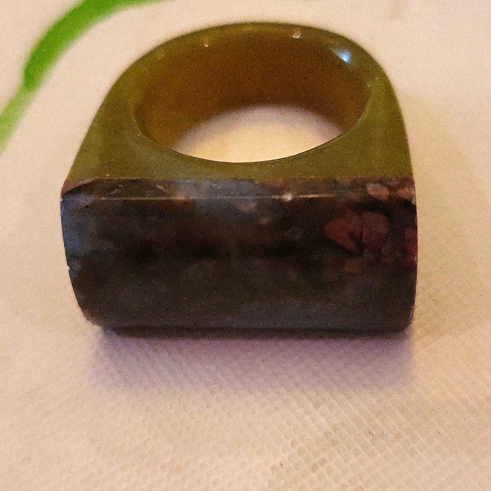 Agate Ring Size 9.5